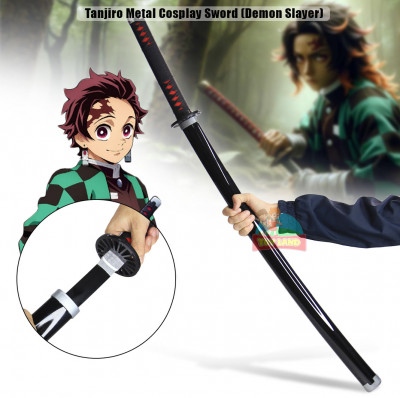 Tanjiro Metal Cosplay Sword (Demon Slayer)